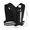 thumbnail image 5 of Running Vest Phone Holder Jogger Phone Holder Reflective Running Chest Pouches, 5 of 11