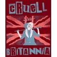 thumbnail image 2 of Men's Cruella Cruell Britannia  Graphic Tee Cardinal 2X Large, 2 of 5