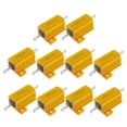 thumbnail image 3 of 10pcs Premium Resistencias de potencia revestidas de aluminio 25W 3.9Ohm Herramienta Universal, 3 of 7