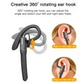thumbnail image 2 of Wireless Headless Business Earpiece Noise Cancelling Bluetooth 5.3 Handsfree with Mic for Android iOS, 2 of 9