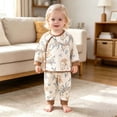 thumbnail image 5 of Toddler Baby Girl Fall Clothes Waffle Contrast Color Sweatshirt Pants Sets Winter Outfits 6-12 Months 12-24 Months 2t 3t 4t 5t 6t 7t 8t 9t Children,Comfy 12-18 Months, 5 of 6