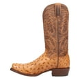thumbnail image 3 of Dan Post Boots Mens Marco Full Quill Ostrich Square Toe Pull On Cowboy  Mid, 3 of 5