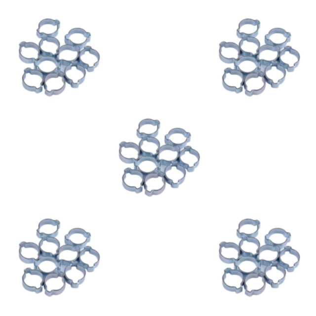 maskred Pince en Acier Zingué Lot de 10 Solide et Résilient 25 à 28mm 5Set