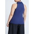 thumbnail image 2 of ELOQUII Women's Plus Size Halter Vest Top, 2 of 4