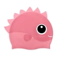 thumbnail image 1 of Swim Cap Kids 1Pack Silicone Fun Swim Caps For Girls And Boys Kids Swimming Hats With Cartoon Sharks Minnows Design, 1 of 13