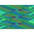 thumbnail image 1 of Ahgly Company Machine Washable Indoor Rectangle Transitional Spring Green Area Rugs, 2' x 5', 1 of 7
