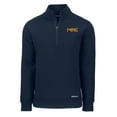 thumbnail image 2 of Men's Cutter & Buck  Navy Milwaukee Brewers City Connect Roam Eco Recycled Quarter-Zip Pullover, 2 of 3