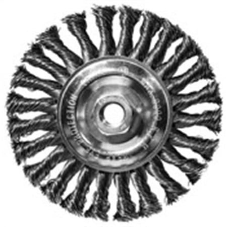 UPC: 0081838760649 | Century Drill & Tool 6 in. Knot Wire Wheel Brush Steel 9000 rpm 2 pc