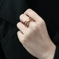 thumbnail image 5 of Rose Gold Womens Ring Anillo Para Mujer 316L Stainless Steel Ring Agen, 5 of 5