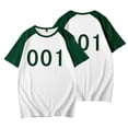 thumbnail image 1 of Squid Game Short Sleeve T-shirt Number Printed Top Cosplay, 1 of 2