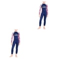 thumbnail image 2 of Toystoory Trajes de neopreno para niños Traje de neopreno para niños Traje de baño para niños Traje de baño para niños azul marino XL 2piezas Toystoory CBP580544, 2 of 5