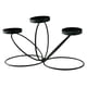 thumbnail image 3 of Candelabro de hierro forjado, portavelas decorativo, ligero y práctico para mesa. Negro, 3 of 9