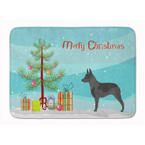Australian Cattle Dog Christmas Machine Washable Memory Foam Mat