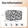 thumbnail image 5 of Fotbe Hawaii Palms for Four Slice Toaster Cover, Fingerprint Protector, Super Soft Appliance Cover And Dust Cover,Bread Dust Cover & Fingerprint Protection, 5 of 7