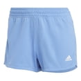 thumbnail image 1 of Short adidas Mujer Pacer 3 Franjas Azul Corto Deportivo azul cielo XS, 1 of 6