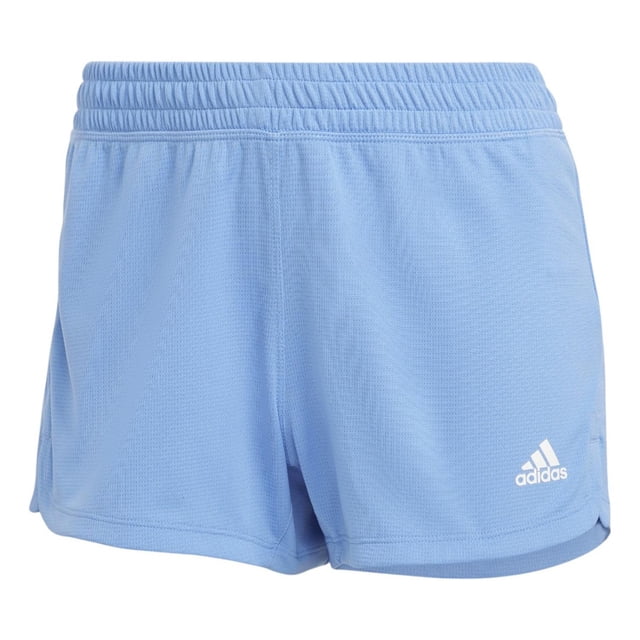 Short adidas Mujer Pacer 3 Franjas Azul Corto Deportivo azul cielo XS