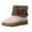 White, variant on Winter Suede Ankle Boots With Comfortable Low Heel Fashion Booties For Casual Outings And Work