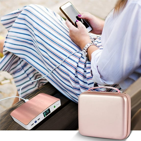 Fleurvie Case for Halo Bolt  Car Jump Starter. Portable Car Charger Power Bank Holder Box - Pink(Box Only)