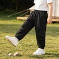 thumbnail image 2 of Bovxnpu Unisex Boys Sweatpants Comfortable Sweatpants for Kids Casual Trousers, 2 of 8