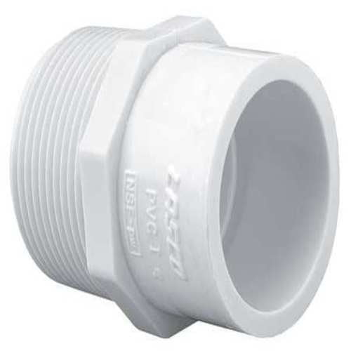 1/2" MNPT x 3/4" Socket PVC Reducer Sched 40