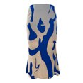 thumbnail image 4 of Skirts for Women Skirt Modern Pattern Color Blocking Design for Spring and Summer Women’s Fashion Blue S, 4 of 4
