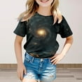 thumbnail image 2 of SRZYMJ Boys Girls Shirts Short Sleeve 3D Print Graphic Funny Colorful Summer Tee Shirts for Kids Navy 4-5 Years, 2 of 3