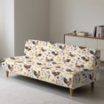 thumbnail image 2 of Yuyamidu Rooster Armless Futon Cover Waterproof Futon Covers Slipcover with Elastic Edge Soft Rv Jackknife Sofa Covers Decorative Furniture Protector for Living Room, 2 of 8