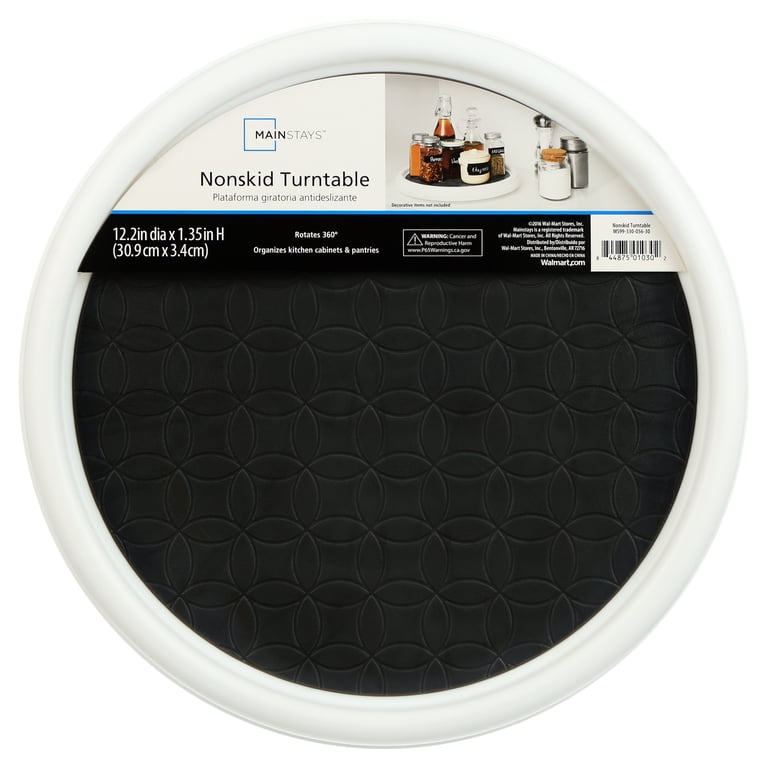 Mainstays 12" Non-Skid Plastic Lazy Susan Turntable photo 8