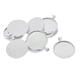thumbnail image 2 of 10 piezas de metal plateado bandejas colgantes espacios en gema bisel espacios en colgantes cabujón bisel configuración bandeja perfecl Bandejas colgantes en blanco de aleación, 2 of 7