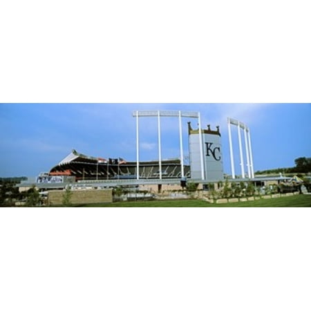 Baseball stadium in a city Kauffman Stadium Kansas City Missouri USA Poster