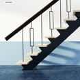 thumbnail image 5 of Wildnix Set of 16 High-Strength Iron Metal Balusters, Wrought Iron Balusters with&nbsp; Black Finish, Ideal for Staircase and Balcony Protection, 5 of 6