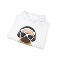 thumbnail image 4 of Sweatshirt, S - 5XL, Pug on a hoodie with headphones., 4 of 7