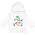 thumbnail image 2 of Inktastic My Grandma Loves Me Toddler Hoodie, 2 of 4