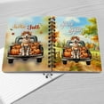 thumbnail image 4 of Hello Fall Autumn Wreath Golden Retriever Pumpkins Pickup Truck Spiral Bound Journal Goldens Dog Lover Gifts Idea 5x7in Spiral Notebook - 13011, 4 of 5