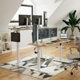 thumbnail image 2 of Standing Desk Adjustable Height Sit Stand Home Office Desk with Splice Board, 2 of 5