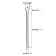 thumbnail image 2 of Unique Bargains Split Cotter Pin, 4x55mm Stainless Steel Clip Fastener Fitting Silver 30Pack, 2 of 5