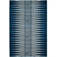 thumbnail image 3 of SAFAVIEH Evoke Keisha Abstract Area Rug, Royal/Ivory, 4' x 6', 3 of 7