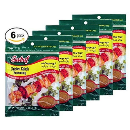 Sadaf Chicken Kabob Seasoning 1 oz (Pack of 6)