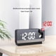 thumbnail image 4 of Injueey Reloj Digital espejo superficie reemplazo 180 grados fecha pantalla hogar dormir trabajo relojes alarmas termómetro Decoración del hogar Tipo 3, 4 of 6