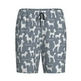 thumbnail image 3 of Yiaed Poodle Dog for Men's Soft Sleep Pajama Short Lounging Pajama Shorts-X-Large, 3 of 8
