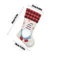 thumbnail image 3 of Décorations de Noël Bas de Noël Tricotés avec Père Noël et Bonhomme de Neige Designs Sacs Cadeaux Rouges Idéal pour Décoration de Sapin de Noël Ornements de Noël, 3 of 8