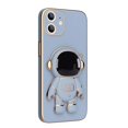 thumbnail image 2 of 3D Plating Astronaut Hidden Stand Case Cover Cute Astronaut Stand Phone Case para IPhone 12 TPU Cover, 2 of 4