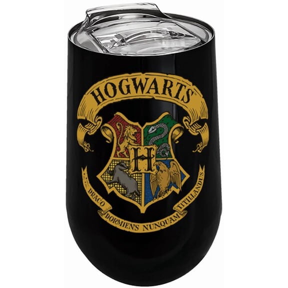 Spoontiques 16949 Hogwarts Stainless Tumbler, One Size, Black
