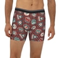 thumbnail image 2 of Salouo Mountain Adventure Badges Pattern Men's Boxer Briefs, Soft & Breathable Underwear Elastic Waistband Briefs for Men,1-Pack, 2 of 7