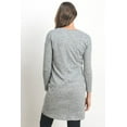 thumbnail image 3 of Solid Curved Hem Maternity Nursing Tunic Top, 3 of 3