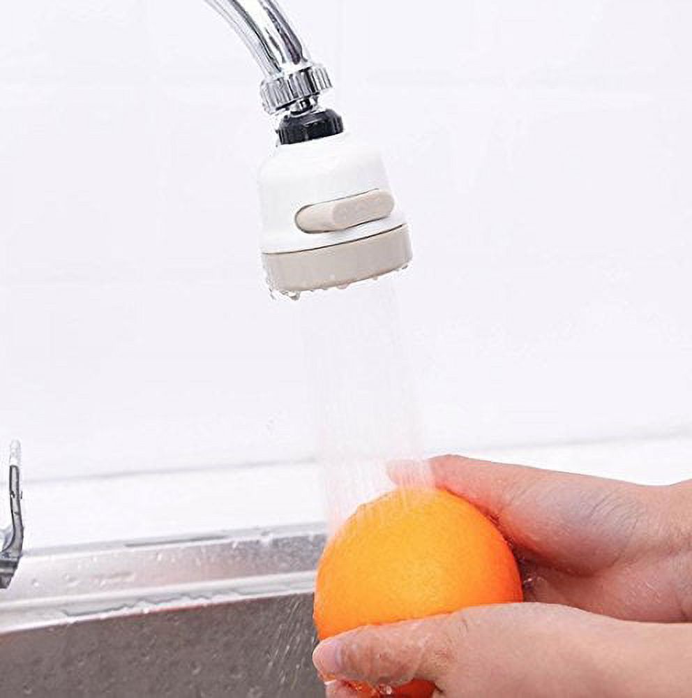 Armear Moveable Kitchen Tap Head Perfect Kitchen Water Spray 360 Degree Rotate Faucet Deluxe Internal Thread Nozzle Filter Adapter Water Saving Bubbler Connector Swivel Tap Aerator Diffuser Kitchen - image 3 of 3