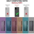 thumbnail image 2 of Pioe-pour Samsung Galaxy S20 Plus Étui Portefeuille avec Porte-Cartes, Support RFID Blocage Fermeture Magnétique Antichoc Étui Protecteur en Cuir PU pour Samsung S20 Plus Étui Portefeuille à Rabat - Noir, 2 of 4