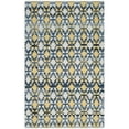 thumbnail image 2 of SAFAVIEH Montauk Jefferson Geometric Quatrefoils Cotton Area Rug, Gold/Multi, 8' x 10', 2 of 9