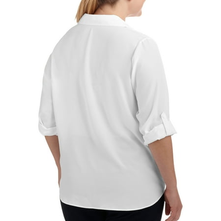 ^^plus Moda Women's Plus-size Tie Front