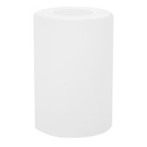 HOMEMAXS Cylinder Lamp Shade Glass Lampshade 20.00X15.00X15.00CM White